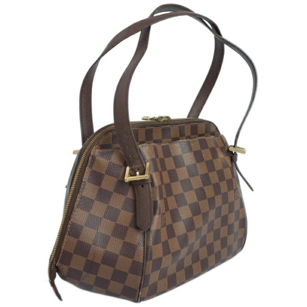 Louis Vuitton Ebene Bag Belem Brown Shoulder Damier